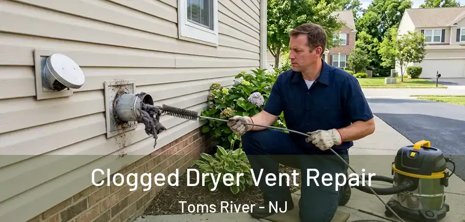 Clogged Dryer Vent Repair Toms River - NJ