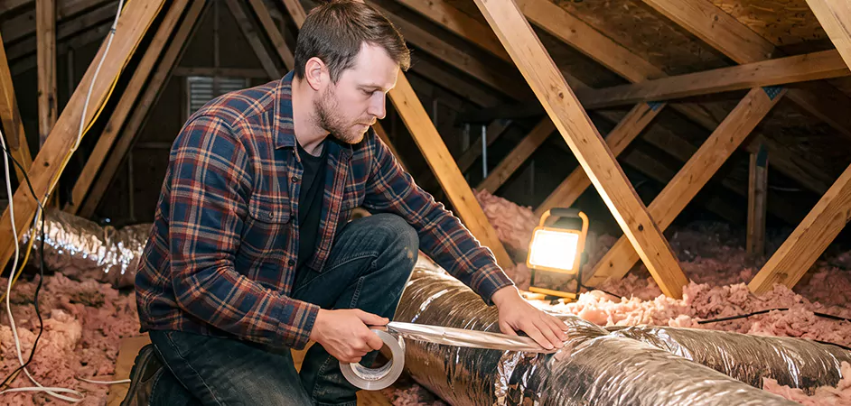 Attic Duct Sealing and Insulation in Toms River