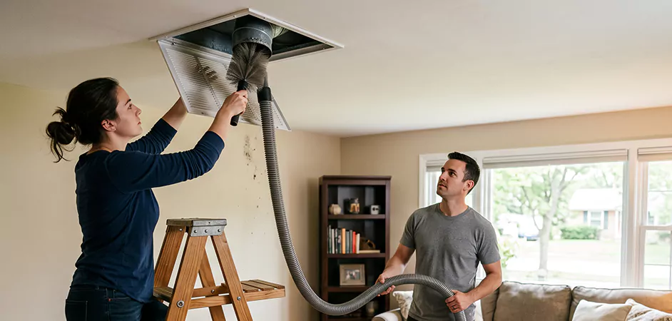 Roof and Wall Exhaust Cap Cleaning in Toms River