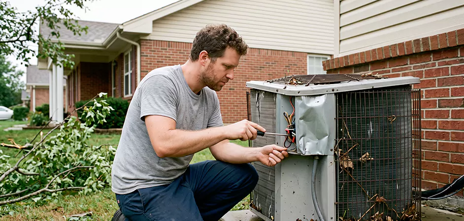 Storm Damage HVAC Restoration in Toms River